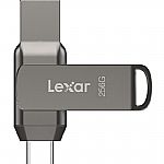 LEXAR, 256GB JUMPDRIVE, D400, USB 3.1 FLASH DRIVE