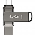 LEXAR, 256GB JUMPDRIVE, D400, USB 3.1 FLASH DRIVE