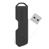 LEXAR, JUMPDRIVE, TWISTTURN2, USB 2.0, FLASH DRIVE, BLACK