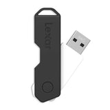 LEXAR, JUMPDRIVE, TWISTTURN2, USB 2.0, FLASH DRIVE, BLACK