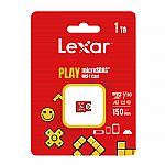 LEXAR, PLAY, UHS-1 MICRO SDXC, MEMORY CARD