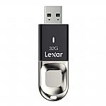 LEXAR, 32GB JUMPDRIVE, FINGERPRINT F35, USB 3.0 FLASH DRIVE