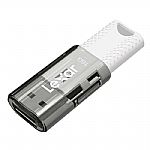 LEXAR, JUMPDRIVE, S60, USB 2.0, FLASH DRIVE, W/ CAP, WHITE/BLACK