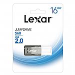 LEXAR, JUMPDRIVE, S60, USB 2.0, FLASH DRIVE, W/ CAP, WHITE/BLACK