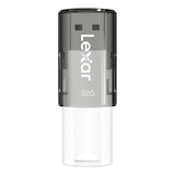 LEXAR, JUMPDRIVE, S60, USB 2.0, FLASH DRIVE, W/ CAP, WHITE/BLACK