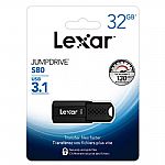 LEXAR, JUMPDRIVE, S80, USB 3.1, FLASH DRIVE, BLACK