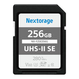 Nextorage, Memory Card, 128GB, 256GB, 512GB SDXC, UHS-II SE, Max 280r MB/s, Class 10, V90