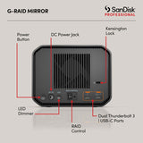 Sandisk Professional, G-Raid Mirror, 48TB 2x Thunderbolt, 40Gbps port