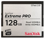 SanDisk Extreme PRO® CFast™ 2.0 Memory Cards - 064G, 128G, 256G, 512G