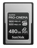 SanDisk PRO-CINEMA CFexpress Type A Card - (480GB)(960GB)