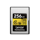 Lexar Professional GOLD CFexpress, 256GB, 512GB,  4.0 Type A Card