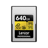 Lexar Professional GOLD CFexpress, 256GB, 512GB,  4.0 Type A Card