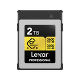 Lexar, Professional GOLD CFexpress, 512GB, 1TB, 2TB, 4.0 Type B Card