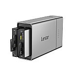 Lexar, Professional Workflow Go, Portable Dock Station, 2-Bay