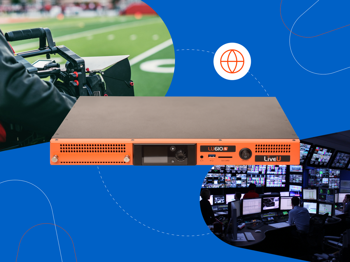 LIVEU LU610S PROFESSIONAL HEVC SINGLE CAMERA RACKMOUNT ENCODER ...
