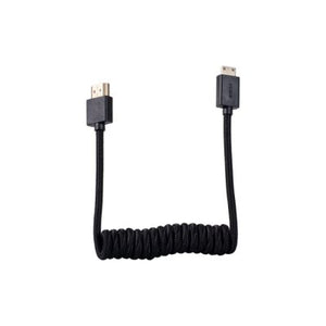 Blackhawk Mini HDMI to Full HDMI Coiled Cable (12-24")