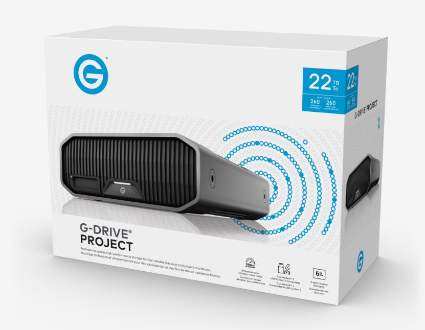 G-Technology ウエスタンデジタル 外付けHDD 18TB G-DRIVE USB-C Mac向け タイムマシン対応 外付けハードディスク 0G10829-1
